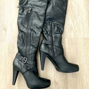 GUESS Over the Knee high heel boot (8.5 US)